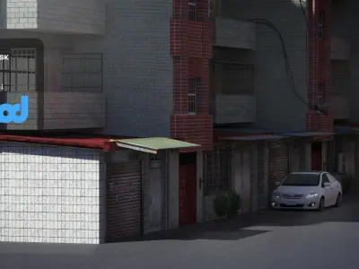 TW Street apartment 3D model