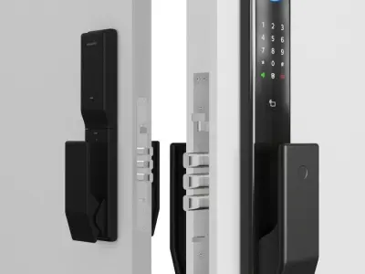 Philips Digital Lock Easy Key Alpha Series 3D model