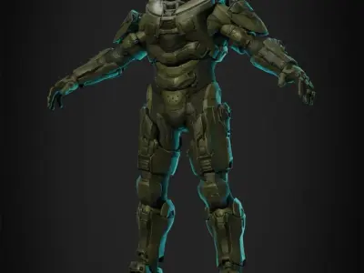 Halo 5 Master Chief full Armor for Cosplay 3D print model