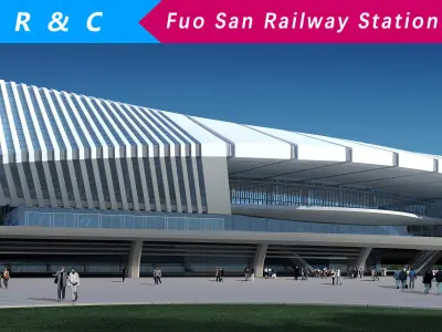 fosan railway station 3D model