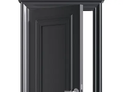 Modern entrance door 20 3D model