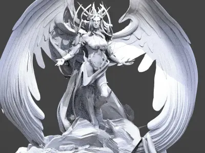 Fallen Angel Queen  3D model