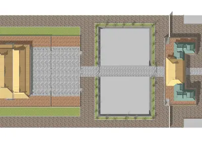 Meridian Gate  And Hall of Central Harmony  3D model