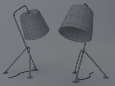 LAMP BEDSIDE---Classic Free 3D model