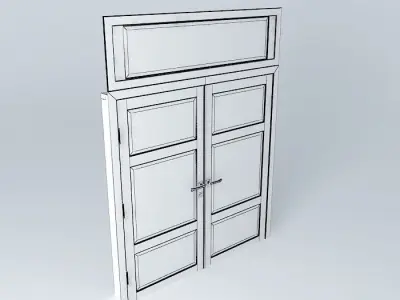 Main Brown Door  3D model