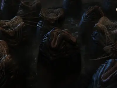 HR Giger - Ovomorphs or Alien Eggs - for FDM or SLA print 3D print model