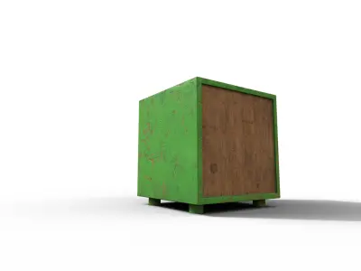 Old Modern Furniture 3D Model Terror Low-poly 3D model 14