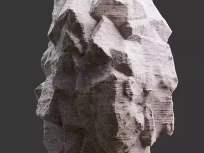 Stylized Realistic Highpoly Rock - CG And Games - 03 3D model