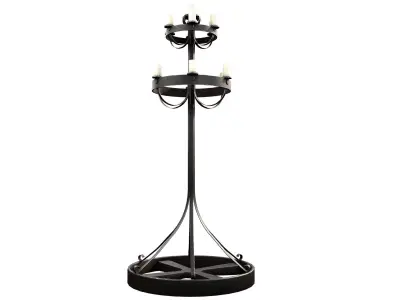 Medieval Torch  Low-poly 3D model buy