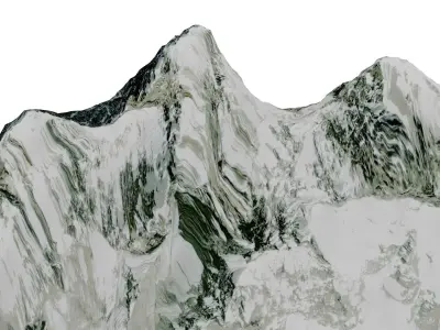 Mount Lhotse 3D model