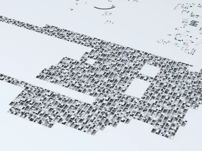 Mogadishu Streets and Buildings 3D model