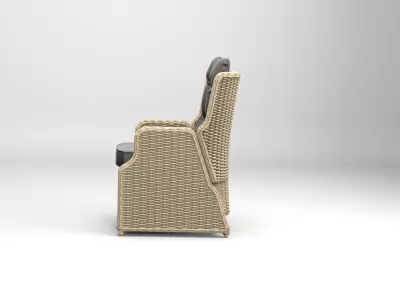 Wicker Garden Chair 3D model
