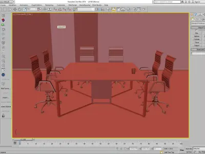 meeting room cd166 a06 3D model