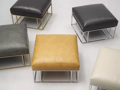 Sling Ottoman 3D model