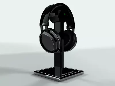 Touch Screen Headphones Concept  3D model