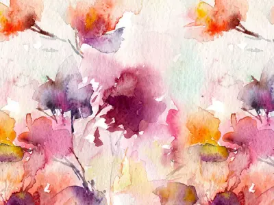 Watercolor Blossom Wash Wallpaper Texture Texture