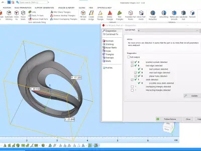 Modern Sculptural Adjustable Ring 3DM STL 3D print model buy