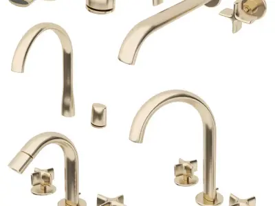 Faucets Armani Roca Set 2 3D model