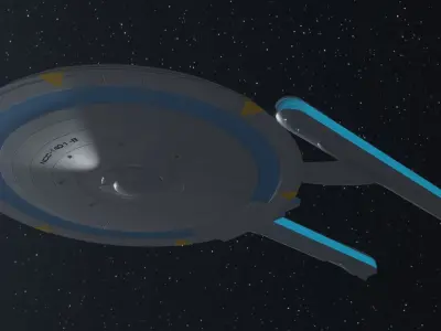 Rothwell Class Light Cruiser Free 3D model