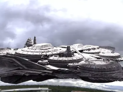 Star Freighter Grand battleship 3D model purchase