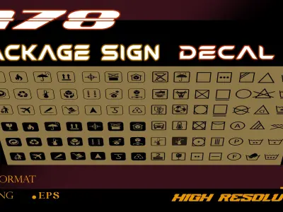 package sign decal Texture