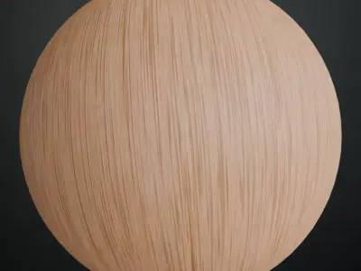 Natural Light Bamboo Reed PBR Texture