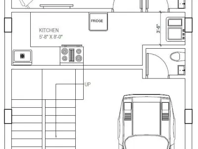 20x30 first floor 23-3-2021 Free 3D model