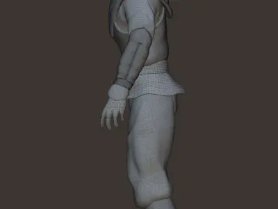 Ninja witch clan foot TMNT Free low-poly 3D model