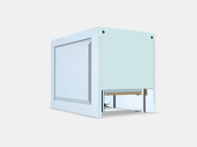 TANNFORSEN Wash-stand with drawers 4 Low-poly 3D model