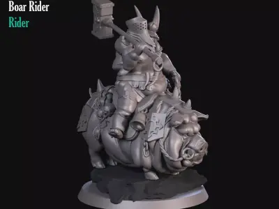 Ogre Rider 3D print model