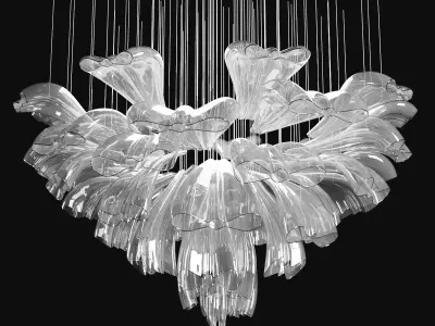 Alice by Petra Krausova for Lasvit Chandelier 3D model