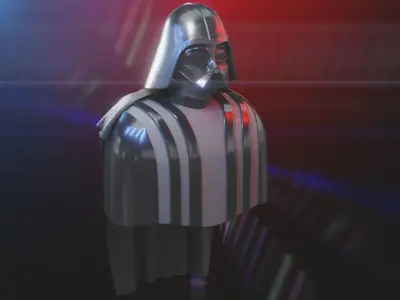 Darth Vader bust 3D model