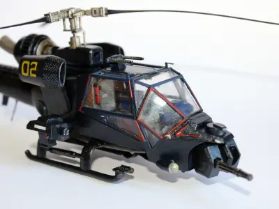 Blue Thunder helicopter 3D print model