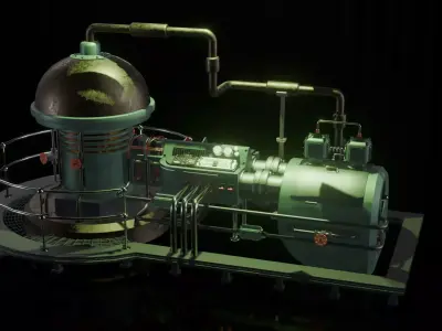 Old Sci-fi Generator 3D model