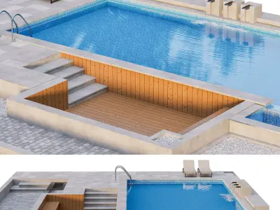 Pool 03 3D model