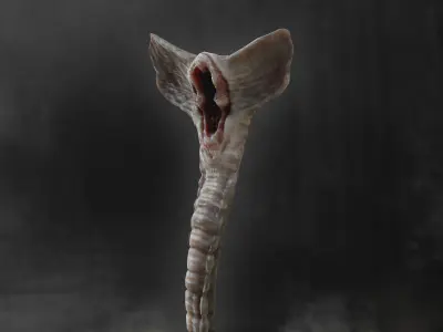 Hammerpede -  Prometheus Low-poly 3D model