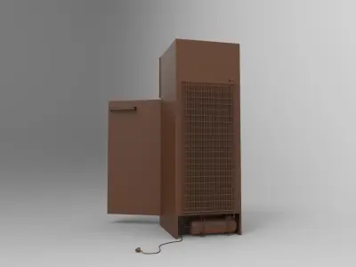 refrigerator mod2 3D print model