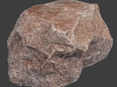 Marie Stone Low-poly 3D model