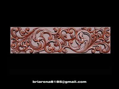 3D STL Models CNC Router - Carved decor 3D print model purchase