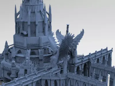 KING ARTHURS CAMELOT Tower 5 3D model