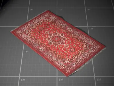 Soviet Carpet Low-poly 3D model