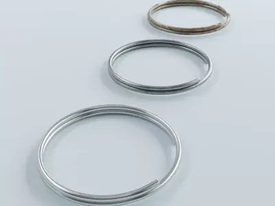 Key Ring Free 3D model