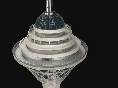 milad tower 3D model