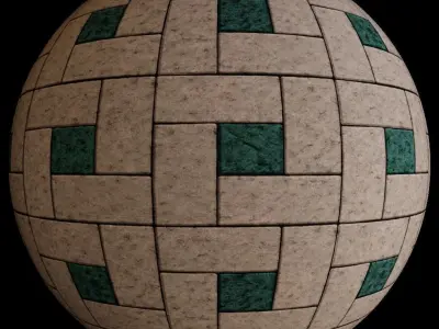 Pavement PBR Texture 3D model