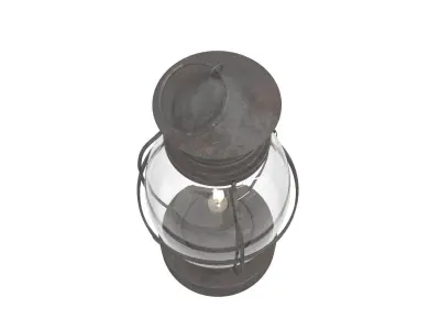 Old Lamp 4 3D model