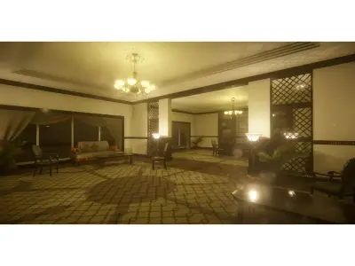 Vintage Office Low-poly 3D model