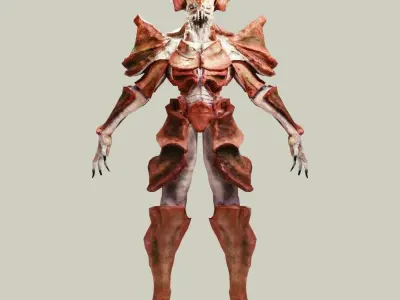 Crab Alien Low-poly 3D model