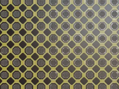 Yellow Metal Surface PBR Seamless Texture