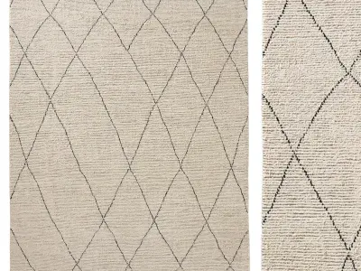 LASRI WOOL RUG 3D model