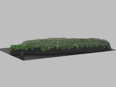 Taiwan Map Country Low-poly 3D model